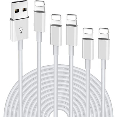 #ad Fast Charging USB iPhone Date Cord Charger Cable For iPhone 5 6 7 8 X 11 12 USA $5.31
