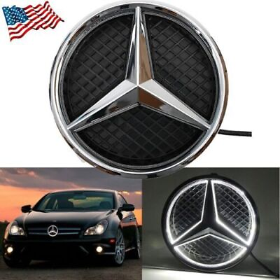#ad Illuminated Front Grille LED Light Star Logo Emblem Car Badge for Mercedes Benz $24.17