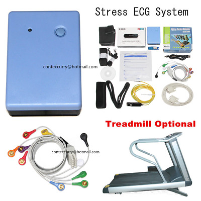 #ad 12 lead Wireless Stress test ECG EKG System Recorder PC Software CONTEC 8000S $299.00