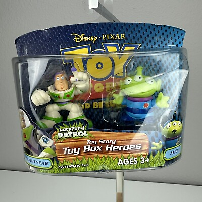 #ad 2007 Disney Toy Story Toy Box Heroes Backyard Patrol Buzz Lightyear Alien NEW $24.82
