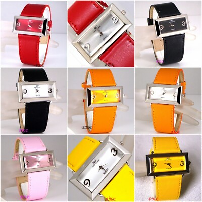 #ad Chic Bright Retro Boho Vintage Cyber 60s 70s 80s Wide Watch Cuff New Old Stock C $20.14