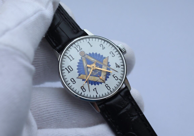 #ad Masonic watch soviet watch Men#x27;s vintage watch watch Masonic watch USSR $120.00