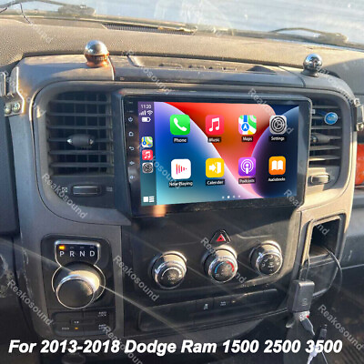 #ad Carplay For 13 18 Dodge Ram 1500 2500 3500 Android 13 Car Stereo FM Radio BT GPS $149.50