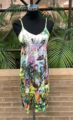 #ad Ocean breeze embellished strap dress size S $9.99