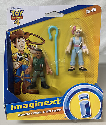 #ad Imaginext TOY STORY 4 Bo Peep Combat Carl Figure Disney Pixar New $14.06