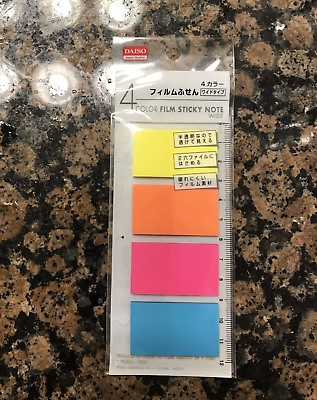 #ad Daiso Index Tabs Color Colours Coding Sticky Notes 280 Sheets Page Maker C $9.99
