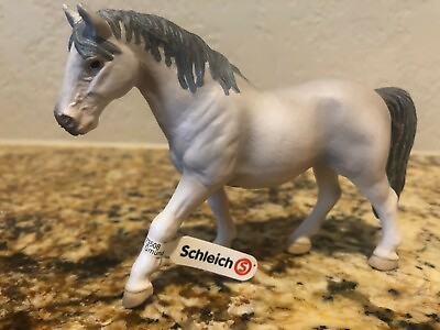 #ad Schleich LIPIZZANER MARE Horse Animal Figure Retired 13603 Rare NEW WITH TAG $19.99