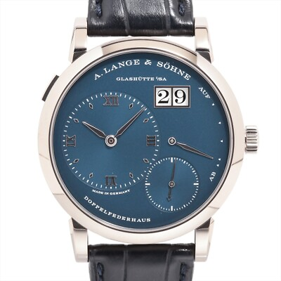 #ad Lange amp; Söhne Lange 1 Blue Series 191.028 WGx Leather Hand Winding Blue Dia... $74434.00