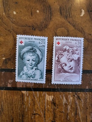#ad Stamps France Scott #B365 6 nh $2.50