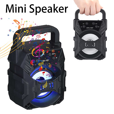 #ad Mini Bluetooth Portable Speaker Wireless Stereo Bass USB TF FM Radio LOUD $8.99