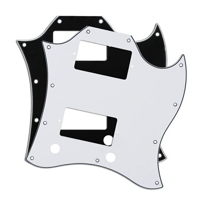 #ad SG Guitar Plastic Pickguard Scratch Plate 3Ply With Screws for SG Guitar Parts $18.69