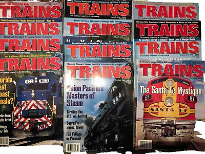 #ad Trains 1996 Magazine 12 Issues Magazines $99.99