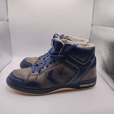 #ad Size 9.5 Converse Weapon High Blue and Gray $50.00