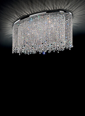 #ad Ceiling Of Luxury Crystal Modern Design Oval 6 Lights MS 312 $10130.90