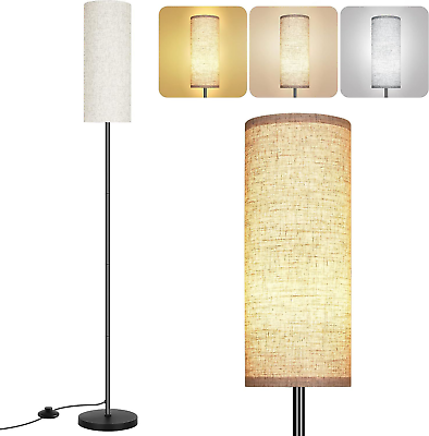 #ad #ad PARTPHONER Floor Lamp for Living Room Modern Standing Lamps with Beige $37.55