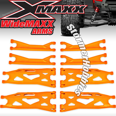 #ad Traxxas X MAXX WideMAXX ORANGE Suspension Arms Complete Package With All 8 Arms $84.00