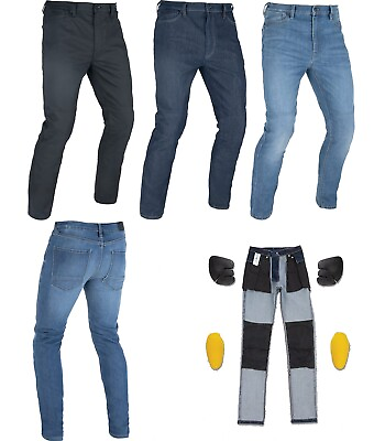 #ad OXFORD PRODUCTS ORIGINAL CE APPROVED AA MOTORCYCLE STRETCH DENIM JEANS ARMOURED GBP 129.95