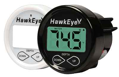 #ad HawkEye DT2BX TH Depth Finder Sounder w Temperature Thru Hull Transducer NEW $119.99