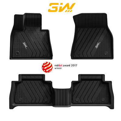 #ad 3W Car Floor Mats for BMW X2 X3 X4 X5 X6 X7 3 5 Series iX All Weather Custom Fit $109.99