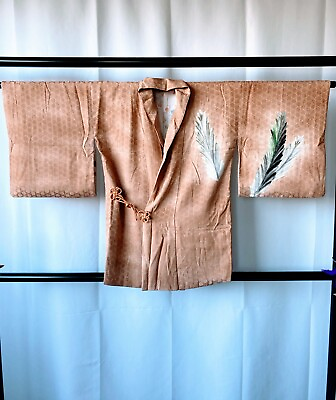 #ad Vintage Japanese Jacket Antique Kimono Jacket $48.00