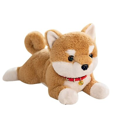 #ad Shiba Inu Toy Fluffy Animal Vivid Dog Realistic Soft Room Decoration Bod $56.69