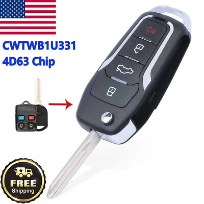 #ad #ad Upgraded Flip Remote Key Fob 315MHz 4D63 CWTWB1U331 for Ford Mustang 2005 2013 $18.45