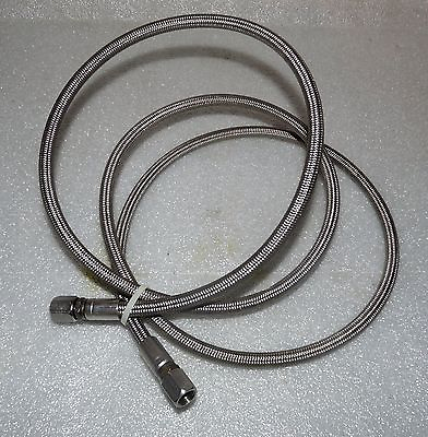 #ad STAINLESS STEEL BRAIDED HOSE 6FT 6#x27; LENGTH WITH 1 8quot; FEMALE NPT FNPT ENDS $144.49