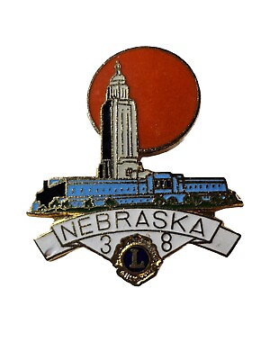 #ad American Legion Nebraska Capital Lincoln Train Member Pin Fraternity 38 Veterans $16.99