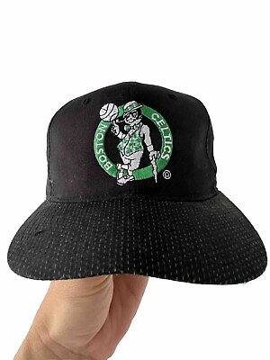#ad Boston Celtics NBA 90#x27;S Vintage Basketball Hat Cap Starter Snapback Larry Bird $60.00