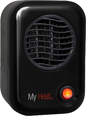 #ad Myheat Personal Mini Space Heater for Home with Single Speed 6 Inches Black 2 $60.68