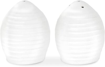 #ad Portmeirion Sophie Conran Collection Porcelain Salt and Pepper Set White $21.99