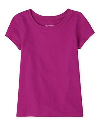 #ad The Children#x27;s Place Baby Toddler Girls Short Sleeve Basic Layering T Shirt $8.79