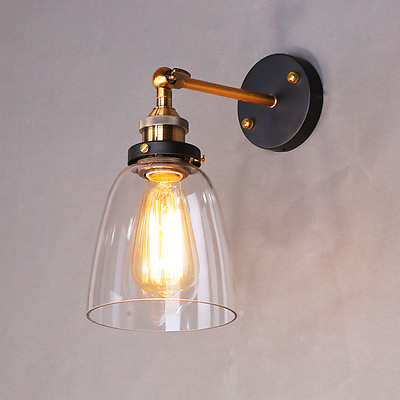 #ad #ad Swing Arm Wall Sconce Hallway Wall Lamp Glass Wall Light Bedroom Indoor Lighting $47.88