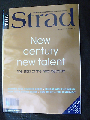 #ad The Strad Magazine Jan 2000 new century new talent Piatigorsky C $19.95