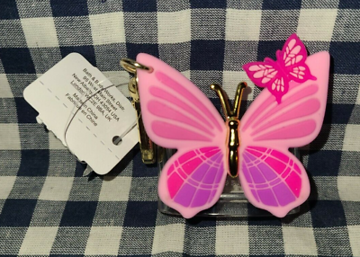 #ad NEW Butterfly Clip On PocketBac Holder Bath amp; Body Works SHIPS FREE $20.00