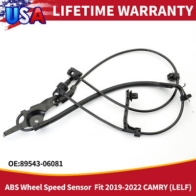 #ad 89543 06081 ABS WHEEL SPEED SENSOR FRONT LEFT FOR TOYOTA AVALON CAMRY 2019 2022 $16.48