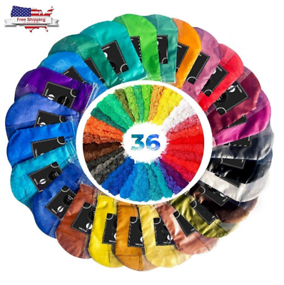 #ad Mica Powder Epoxy Resin Dye Color Pigment Set 36 Colours Tone Metallic Pearl $13.63