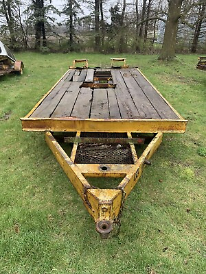 #ad Triple Tandem Axle Equipment Trailer Deck Over Ramps 8’ Wide 19.5#x27; Dovetail $2750.00