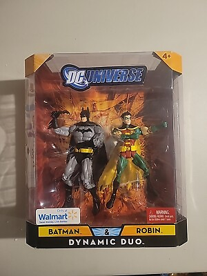 #ad DC UNIVERSE Classics DCUC Dynamic Duo Walmart Exclusive Batman Robin 2009 NEW $160.00