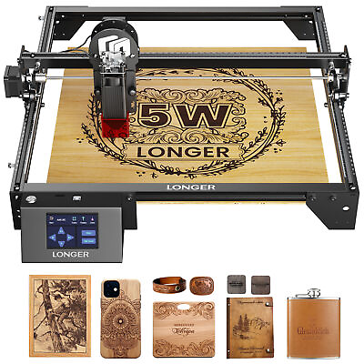 #ad Longer Ray5 5W Laser Engraver 60W Laser Cutter and High Precision Laser Engrave $220.00
