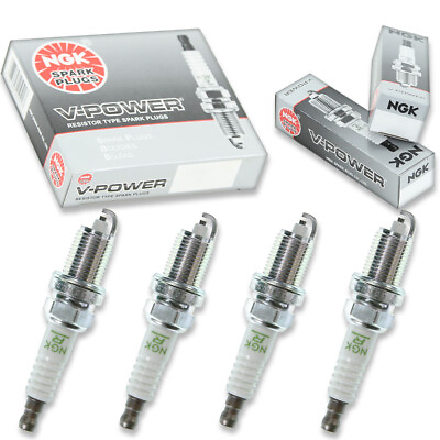 #ad 4 pcs NGK V Power Spark Plugs for 2007 2012 Dodge Caliber 2.4L 2.0L 2.4L ri $17.03