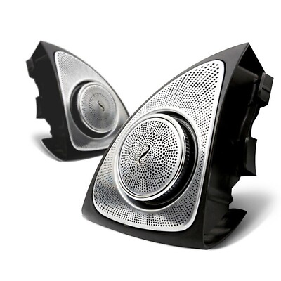 #ad 64 Colors 3D Rotating Tweeter LED Speaker For Mercedes Benz GLC X253 C W205 15 $200.00
