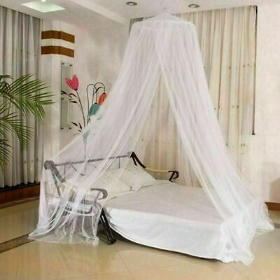 #ad Elegant Round Dome Curtain Insect Bed Canopy Netting Princess Mosquito Net Decor $11.52
