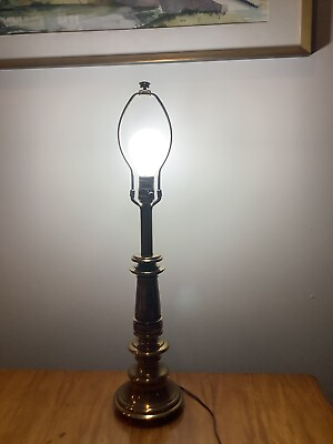 #ad Stiffel Brass Lamp Vintage MCM 28quot; $87.00