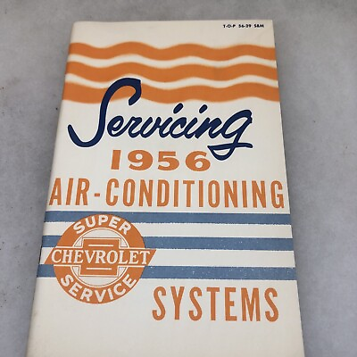 #ad 1956 Chevrolet Air Conditioning Service Dealership Manual 39 Pages $15.00