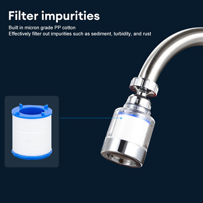 #ad Faucet Filter Water Kitchen Sink Bathroom Mount Filtration Tap Purifier System $11.67