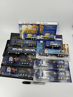 #ad Arcobrau German Beer Truck Model Lot Of 9 Limited Editions HO Scale 1 87 Display $39.00