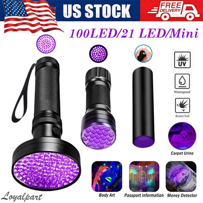 #ad UV Ultra Violet LED Flashlight Blacklight Light 395 NM Inspection Lamp Torch US $14.95