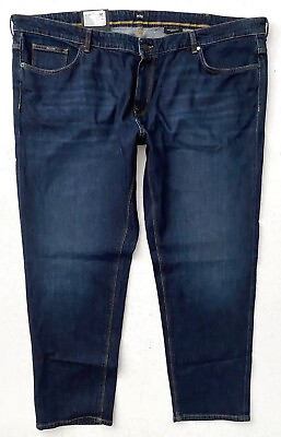 #ad Boss Hugo Boss Jeans Nwt B Maine3 Dark Wash Candiani Denim Regular Fit 50x32 $45.49
