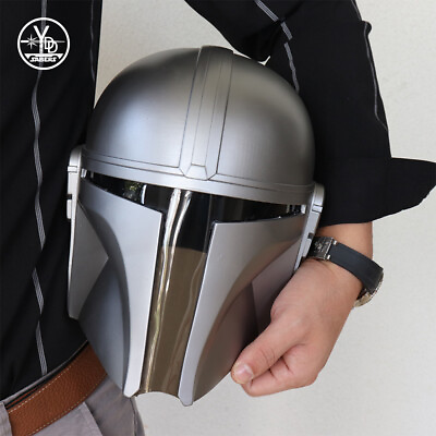#ad Mandalorian Mask Star Wars Cosplay Helmet Boys Gift PVC $60.49